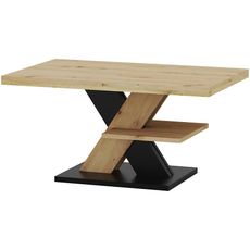 Konferenčný stolík Cross Dub Artisan/Čierna