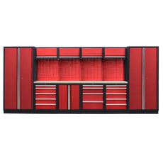 Kvalitný PROFI RED dielenský nábytok - 4535 x 2000 x 495 mm - RTGS1300AE