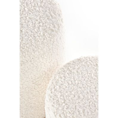 SADA 2x Taburet CANCUN pr. 31/38 cm biela/hnedá
