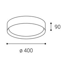 LED2 - LED Stropné svietidlo MILA LED/30W/230V 3000/4000K