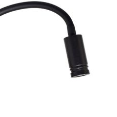 LED Flexibilná nástenná lampička BASE 1xLED/8W+1xLED/2W/230V čierna/strieborná