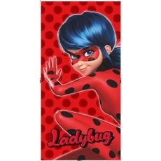 Červená bavlnená detská osuška 70x140 cm Miraculous – Jerry Fabrics