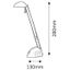 Rabalux 4335 - LED stolná lampa RONALD 1xLED/5W/230V