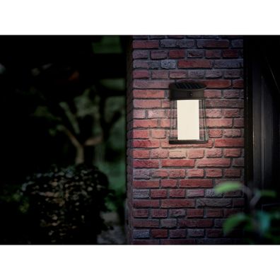 Philips -LED Solárne nástenné svietidlo so senzorom JUDA LED/3,2W/3,7V 4000K IP44