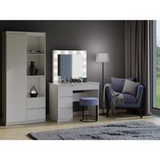 Toaletný stolík MARINA Z/L+MIJ/L biela