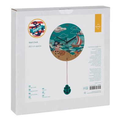 Detské hodiny ø 23 cm Pirate – Premier Housewares