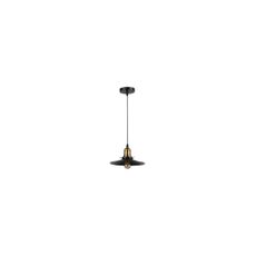 Luster na lanku LOFT 1xE27/60W/230V pr. 22 cm čierna
