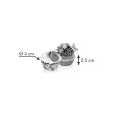 Cukrárske mini košíčky DELÍCIA ø 4 cm, 100 ks, jarné