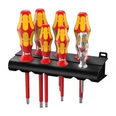 Wera 006147 Elektrické skrutkovače Kraftform Plus VDE série 100 typ 160 i/7 + skúšačka napätia (sada 7 dielov + stojan)