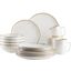 Mäser Plytká tanier Pintar White hnedé bodky 27 cm