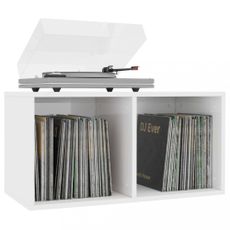 Úložný box na LP dosky drevotrieska Dekorhome