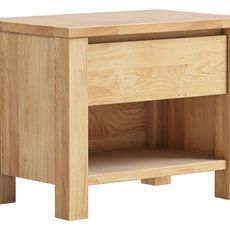 Linea Natura NOČNÝ STOLÍK, divoký dub, farba duba, 60/47/38 cm