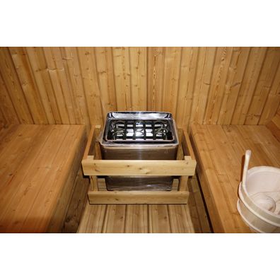 Sanotechnik Sudová fínska vonkajšia sauna TROMSÖ XL pre 6 osôb 189 x 220 x 191,5 cm