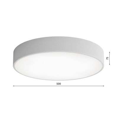 LED Stropné svietidlo CLEO LED/69W/230V 4000K pr. 50 cm šedá