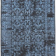 Diamond Carpets koberce Ručne viazaný kusový koberec Diamond DC-JK 1 Denim blue / aqua - 365x457 cm