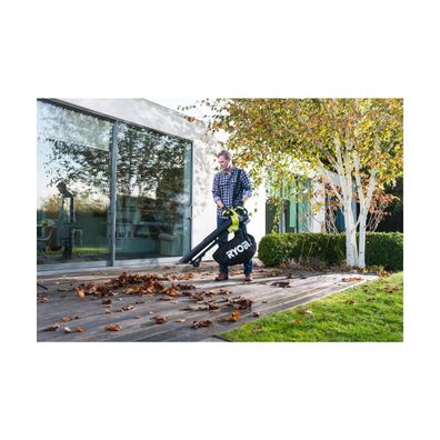Ryobi OBV18 aku 18V bezuhlíkový fúkač/vysávač ONE +