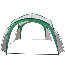 MultiGarden Pavilonový stan YENA s obalem 350x350 cm zeleno-bílý