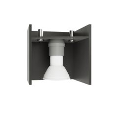 Sollux SL.0024 - Bodové svietidlo QUAD 1 1xGU10/10W/230V šedá