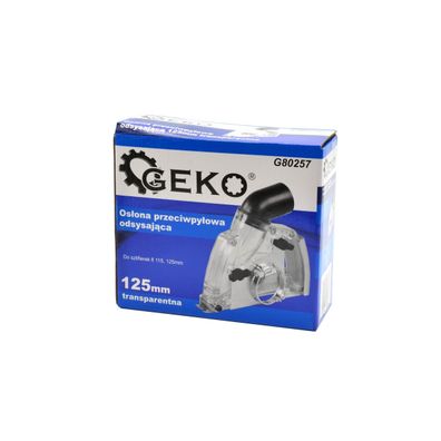 Odsávací kryt priehľadný 125mm pre uhlové brúsky 115-125mm GEKO