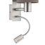 Eglo 96481 - LED Flexibilné svietidlo PASTERI 1xE27/40W+LED/3,8W šedá