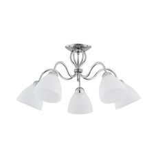 Prisadený luster ARIEL 5xE27/15W/230V chróm