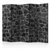 Paraván Black Stones Dekorhome 135x172 cm (3-dielny)