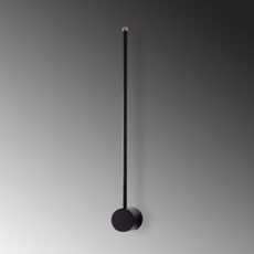 Čierne LED nástenné svietidlo ø 7 cm Sword – Opviq lights