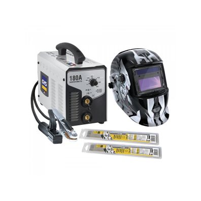 Zvárací stroj GYS PROGYS 180A s LCD MASTER 9/13 G IRON kuklou a príslušenstvom