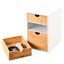Kesper 58957 Organizér s 3 priehradkami bambus, 27 x 21 x 17 cm