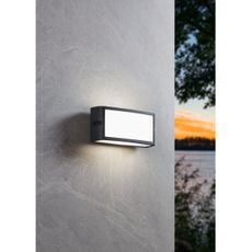 Eglo 900808- LED Vonkajšie nástenné svietidlo CAMARDA LED/10,5W/230V antracit IP54