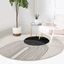 Krémovobiely prateľný okrúhly koberec ø 80 cm Comfort – Mila Home