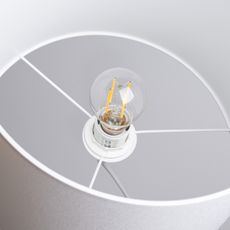 Sollux SL.1403 - Luster na lanku NOVA 1xE27/15W/230V pr. 30 cm biela