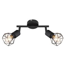 Globo - LED Bodové svietidlo XARA 2xE14/6W/230V čierna