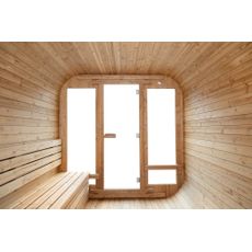 M-SPA - Záhradná sauna štvorcová 300 cm X Ø 210 cm