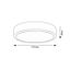 Rabalux 71244 - LED Stropné svietidlo LAURI LED/22W/230V pr. 21 cm biela