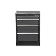 Dielenská skrinka s nerezovou pracovnou doskou Matabro SET-CA01059 | 4 šuplíky | 680x465x950 mm