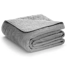 Přehoz na postel AmeliaHome Laila šedý, velikost 200x220