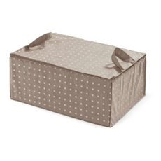 Béžový úložný obal Compactor Dots, 50 x 70 cm