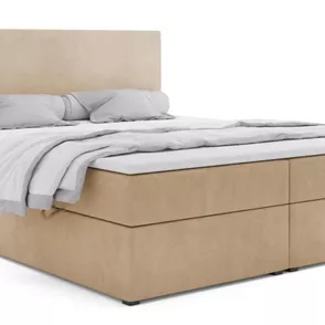 Posteľ Boxspring Mizuri, 200x160, béžová (Mono 232)