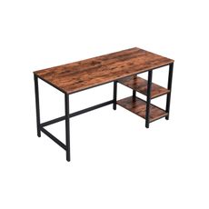 Boxxx PÍSACÍ STÔL, hnedá, čierna, 140/60/75 cm