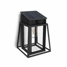 Philips Lysin UltraEfficient solárne LED svietidlo so senzorom čierna, 3,2 W, 500 lm, 2700 K