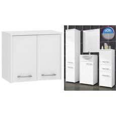 Kúpeľňová skrinka W 60cm FIN 2D biela