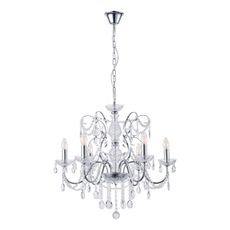 Luster na reťazi 6xE14/15W/230V