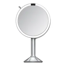 Kozmetické zrkadlo s osvetlením/zväčšovacie (5x) ø 20 cm Sensor Trio – simplehuman