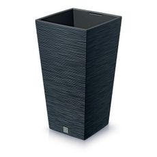 Kvetináč FURU SQUARE 29,5 cm, antracitová, 29,5 cm