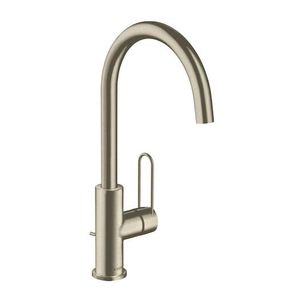 Umývadlová batéria Hansgrohe Axor Uno s výpusťou kartáčovaný nikel 38036820