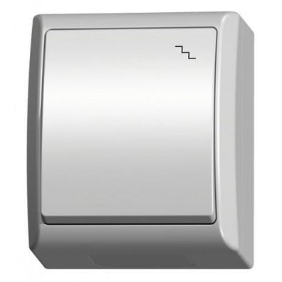 Vypínač schodisko biely IP44