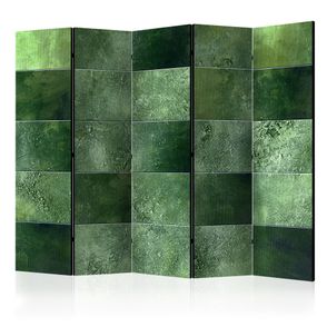 Paraván Green Puzzle Dekorhome 225x172 cm (5-dielny)