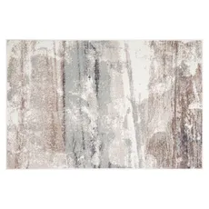 Koberec, hnedá/béžová/modrá, 57x90, SANFORD TYP 1