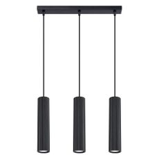 Čierne závesné svietidlo Gleam – Nice Lamps